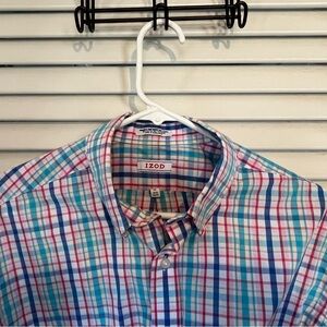 IZOD Men's Multicolor Plaid Shirt